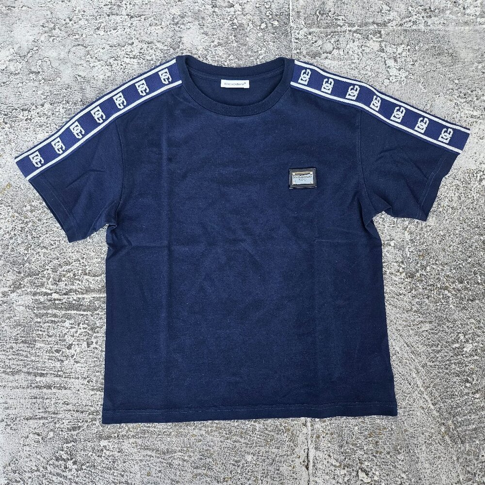 Dolce & Gabbana Kids Tee Shorts Sleeve Crew Neck T Shirt Made in Italy Size 7/8